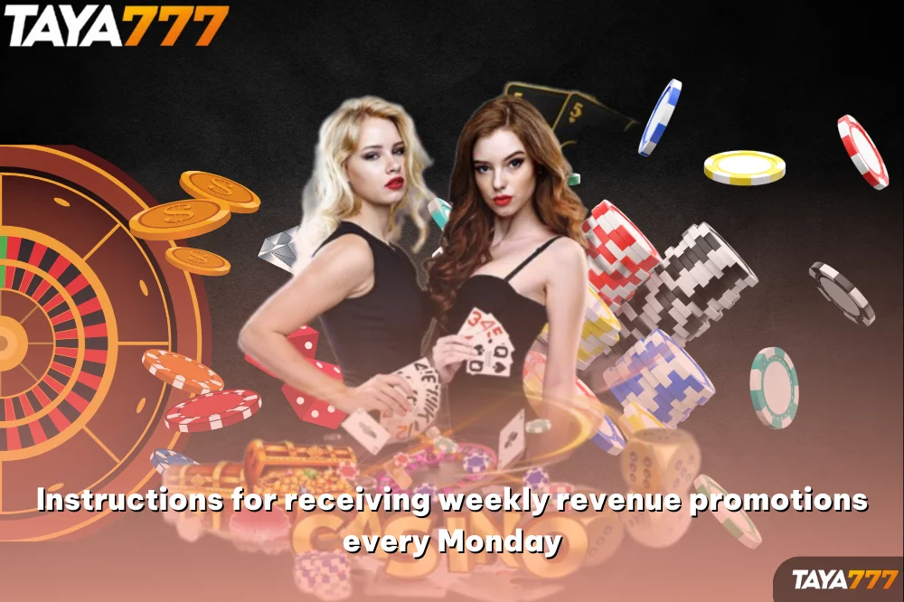 Instructions for receiving weekly revenue promotions every Monday