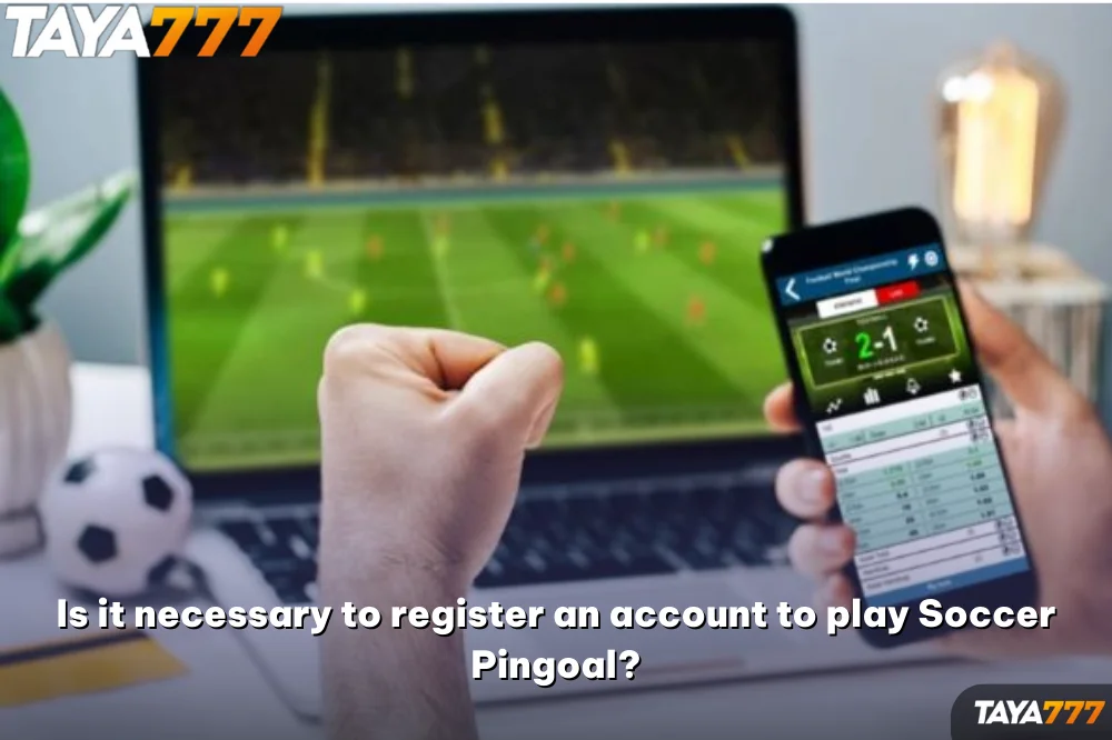 Is it necessary to register an account to play Soccer Pingoal?