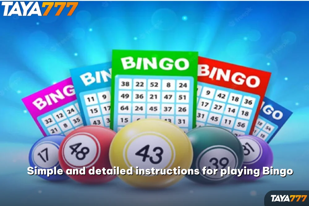 Simple and detailed instructions for playing Bingo