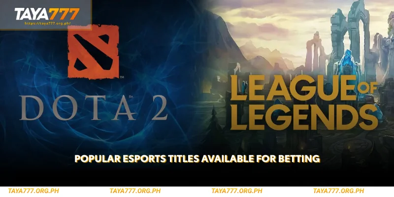 bet on top esports titles loved by players worldwide