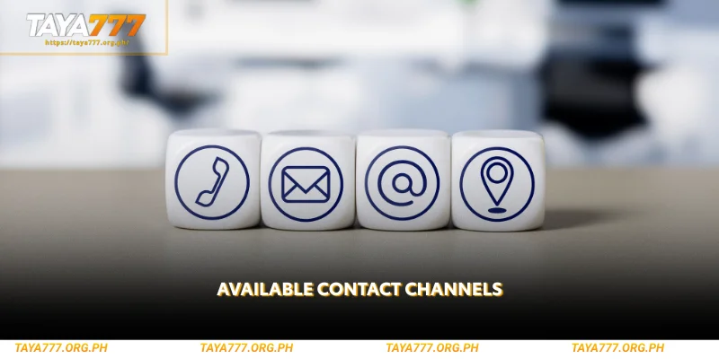 reach out easily through our available contact channels