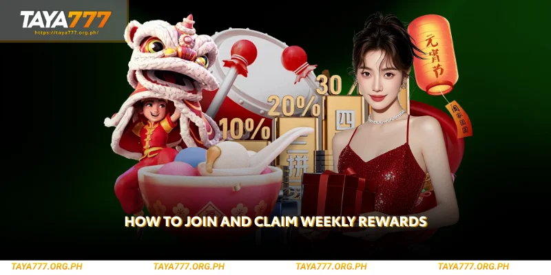 Weekly Revenue Promotion Every Monday at Taya777 3 simple steps to join and receive weekly rewards