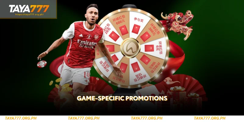 targeted promotions available for selected games
