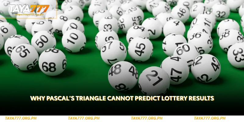 why using pascal’s triangle does not work for lottery results