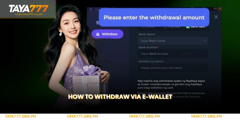 Withdrawal Taya777 - Step-by-Step Cashout Guide for Players 2 withdraw your money quickly through an e-wallet