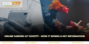 online sabong at taya777